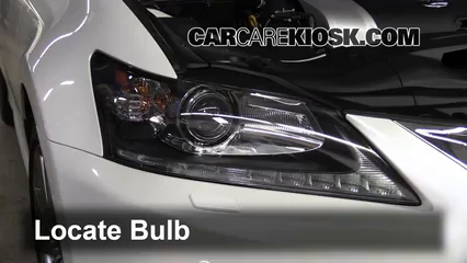 2013 Lexus GS350 3.5L V6 Lights Highbeam (replace bulb)